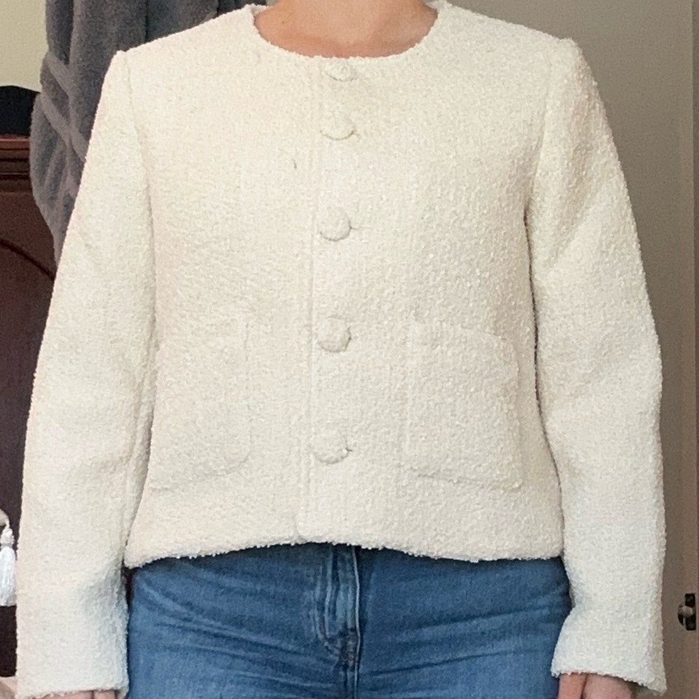 Tuckernuck Cream Tweed Marilyn Jacket
